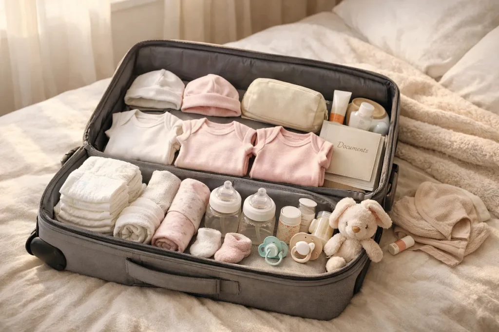 Valise maternité jumeaux